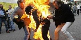 للخلاص من عنف الزوج امرأة تقدم على الانتحار حرقا في غزة