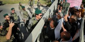 اعتصام أمام حاجز بيت ايل بمناسبة اليوم العالمي لحرية الصحافة