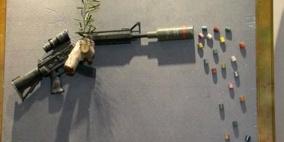 تحويل بقايا ذخيرة الاحتلال الإسرائيلي لقطع فنية