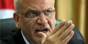 عريقات: مردخاي بات الرئيس الفعلي للشعب الفلسطيني