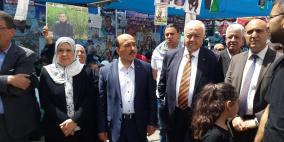 وزارة العمل تحيي يوم العمال العالمي في خيمة الإعتصام تضامنا مع الأسرى