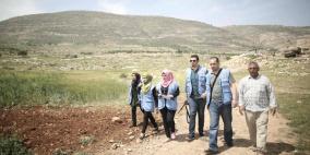 خربة الطويل: زيارة ميدانية لطلبة الإعلام في جامعة النجاح الوطنية