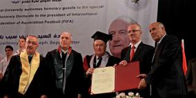 بلاتر: 'كونغرس الفيفا' عام 2017 في فلسطين