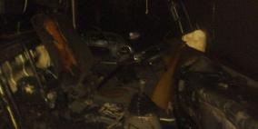 الدفاع المدني يسيطر على حريق مركبة في بيتونيا