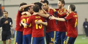 اسبانيا تهزم الاوروغواي في ودية الدوحة
