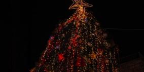 بيت ساحور تضيء شجرة الميلاد