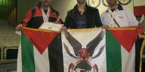 6 ميداليات ملونة حصيلة المشاركة الفلسطينية في البطولة العربية للكونغ فو