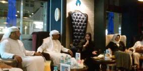 الكاتبة والروائية الإماراتية فتحية النمر توقع رواية كولاج