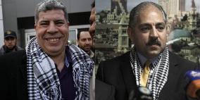 صور: وزير الرياضة المصري والكابتن شوبير في غزة