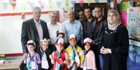 محافظ سلفيت يزور روضة المنى النموذجية ونادي الطفل في فرخه