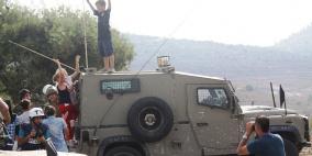 مسيرة قرية النبي صالح ضد الاستيطان 2/11/2012