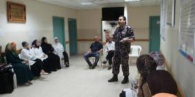 تنظيم ورشة عمل في علوم الدفاع المدني للمركز الصحي بقلقيلية