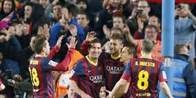 نيمار وميسي يقودان برشلونة بفوز كبير على سيلتا فيجو