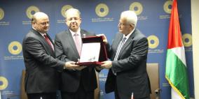 سلطة النقد تكرم الدكتور جهاد الوزير بمناسبة انتهاء عمله كمحافظ لها