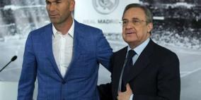 بيريز: زيدان وقّع معنا على عقدٍ جديد