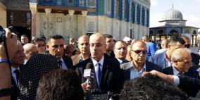 الحمد الله في المسجد الاقصى