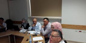 نقابة الصحفيين ومركز تطوير اعلام  بيرزيت يناقشان مسودة قانون النقابة