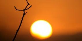 الطقس: الحرارة أعلى من معدلها السنوي