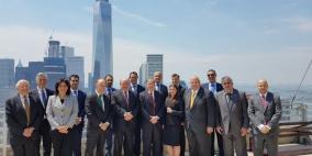 محافظ النقد والوفد المرافق يلتقي بمسؤولي بنك نيويورك الفيدرالي