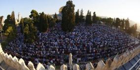 100 ألف مصلٍ أدوا صلاة العيد في الأقصى