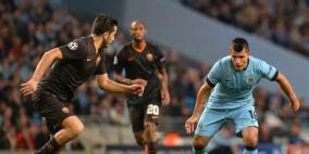 سيتي يواجه خطر الخروج المبكر من أبطال أوروبا