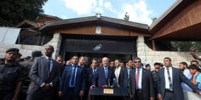 الحمد الله: مصممون على فك الحصار بشكل تام عن قطاع غزة