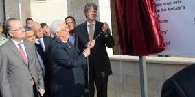 الرئيس يفتتح مشروع محطة توليد الكهرباء من الخلايا الشمسية