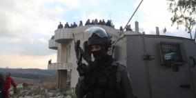 مواجهات بين قوات الاحتلال وأهالي قرية بدرس غرب رام الله