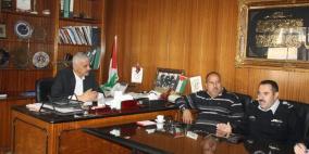 بلدية نابلس تجتمع مع الدفاع المدني