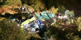 مقتل مستوطنين بانقلاب حافلة اسرائيلية شمال نابلس