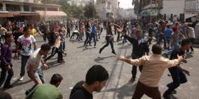 الشارع الفلسطيني يرفض الاعتداءات على رجال الأمن والممتلكات العامة التي صاحبت الاحتجاجات أمس