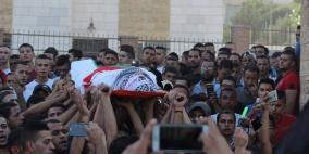 تشييع جثمان مرشود في مخيم بلاطة