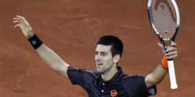 جوكوفيتش يلحق بنادال إلى ربع نهائي روما وانسحاب آزارنكا