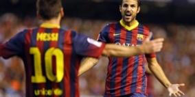 فابريجاس يدافع عن ميسي