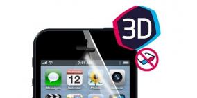 غطاء بلاستيكي يحول شاشة الهواتف إلى ثلاثية الأبعاد
