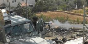 مواجهات عقب تشييع جنازة شاب في بيت أمر بالخليل