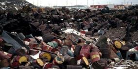 "البيئة" تشكو إسرائيل لتهريبها نفايات خطرة إلى الأراضي الفلسطينية