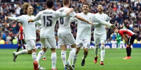 الريال يتجاوز الاختبار الأكثر جدية برباعية في بلباو