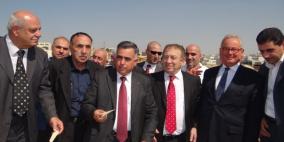 بلدية الخليل تحتفل بوضع حجر الاساس لمشروع دائرة المياه و الصرف الصحي