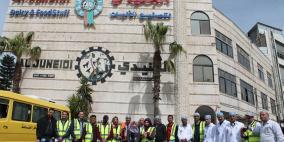 زيارة وفد من طلبة وأساتذة جامعة بوليتكنك لشركة الجنيدي