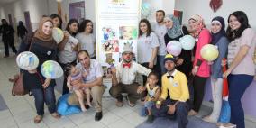 زيارة للاطفال في مجمع فلسطين الطبي اليوم