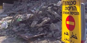 "محدث" الاحتلال يهدم منزلين في جبل المكبر بالقدس