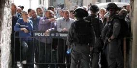 منع الرجال من تقل اعمارهم عن 50 من الصلاة في الاقصى غدا