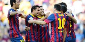 برشلونة يستعرض بسبعة اهداف نظيفة في شباك ليفانتي