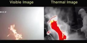 كاميرا تمكّن رجال الإطفاء من رؤية الضحايا خلف النيران