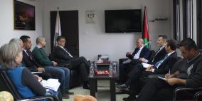 النائب العام يجتمع مع ممثل هولندا السفير بيتر موليما ووفد من الرباعية الدولية