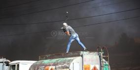 إصابة شاب برصاصة معدنية بالرأس في مواجهات قرب 'بيت إيل'