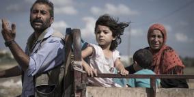 الاونروا : عدد النازحين الى مدارسنا تجاوز الـ 50 الفا وتخوف من نفاذ الامكانيات غدا