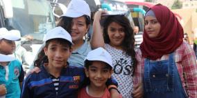 قافلة الشهيد ياسر عرفات السياحية لأطفال الشهداء والأسرى في نابلس