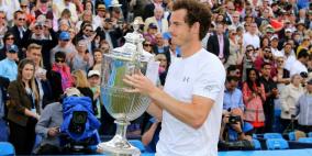 موراي يتوج ببطولة كوينز الإنكليزية للتنس